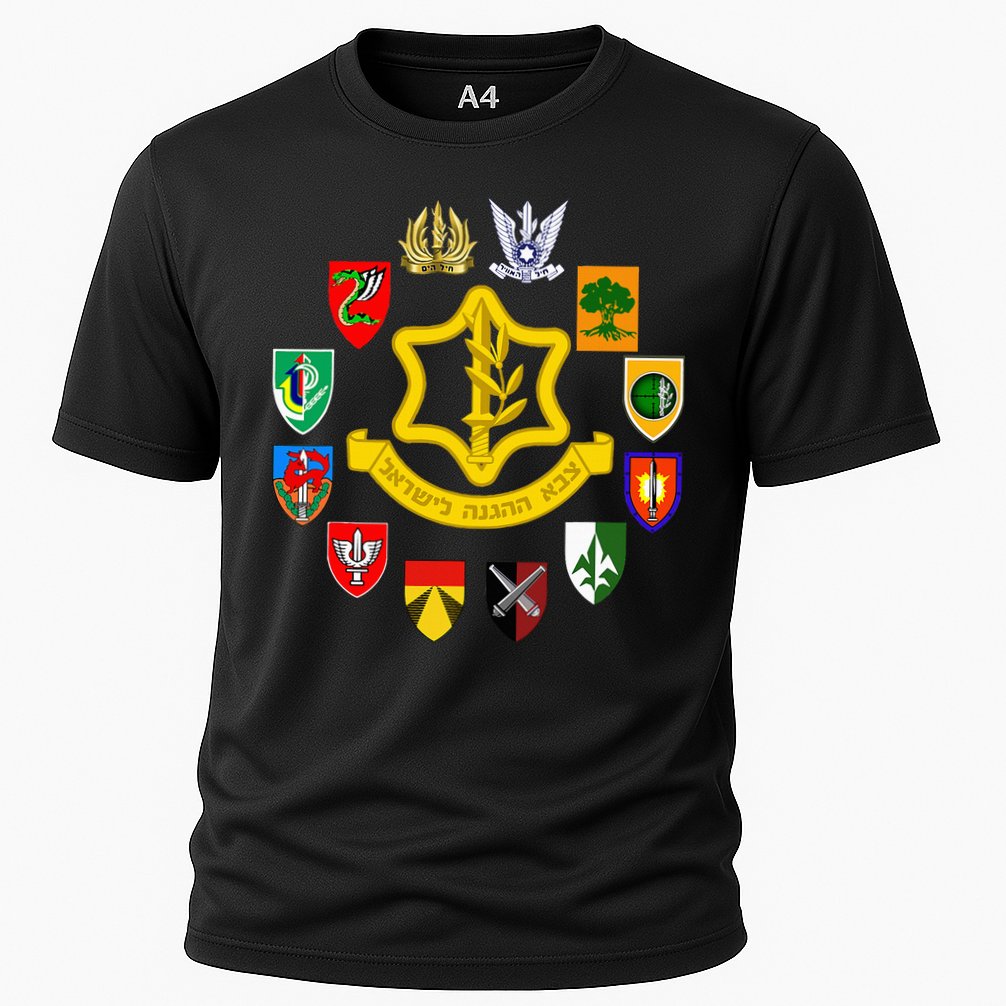 Idf Israel Defence Forces Israeli Army Israel Military Units Cooling Performance Crew T-Shirt