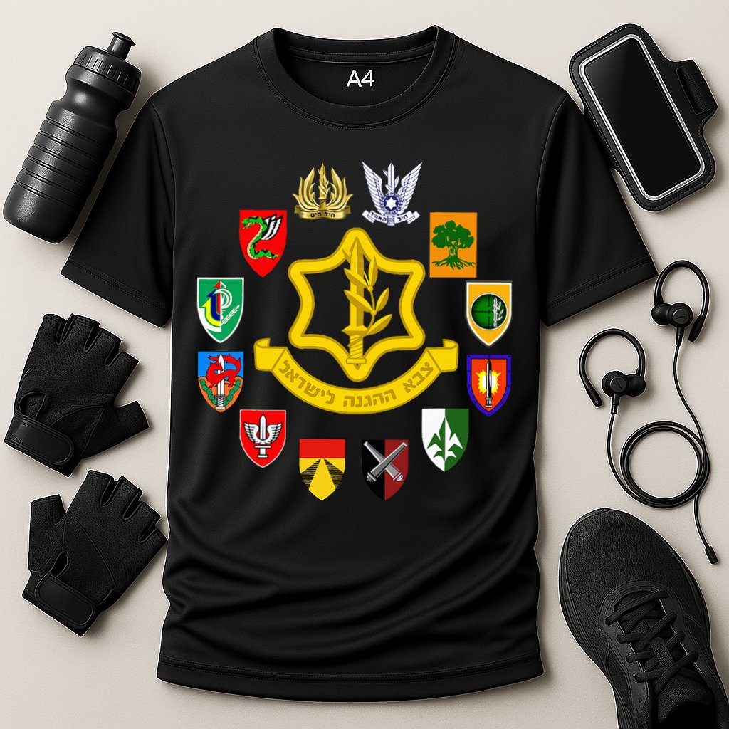 Idf Israel Defence Forces Israeli Army Israel Military Units Cooling Performance Crew T-Shirt