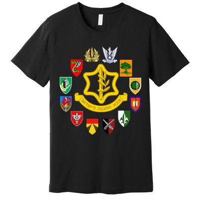 Idf Israel Defence Forces Israeli Army Israel Military Units Premium T-Shirt