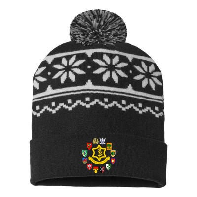 Idf Israel Defence Forces Israeli Army Israel Military Units USA-Made Snowflake Beanie