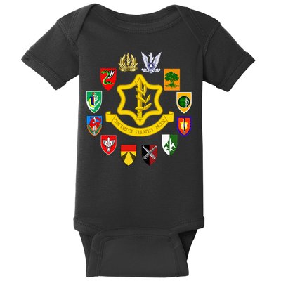 Idf Israel Defence Forces Israeli Army Israel Military Units Baby Bodysuit