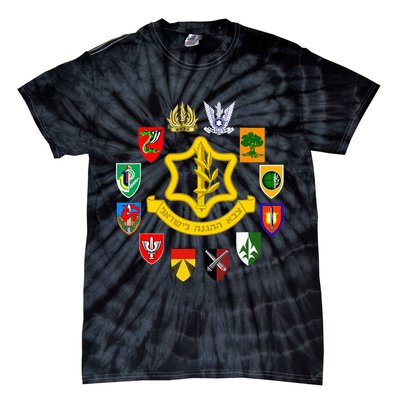 Idf Israel Defence Forces Israeli Army Israel Military Units Tie-Dye T-Shirt