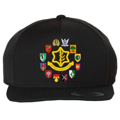 Idf Israel Defence Forces Israeli Army Israel Military Units Wool Snapback Cap