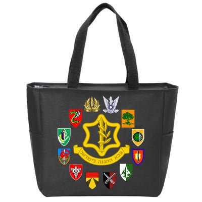 Idf Israel Defence Forces Israeli Army Israel Military Units Zip Tote Bag
