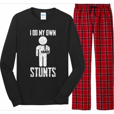 Injury I Do My Own Stunts Broken Arm Get Well Soon Gift Long Sleeve Pajama Set