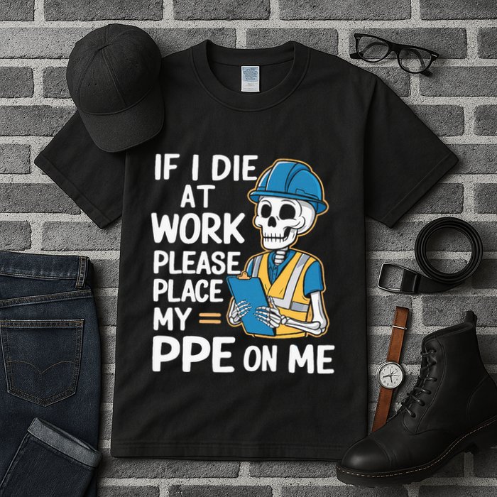If I Die At Work Please Place My Ppe On Me Tall T-Shirt
