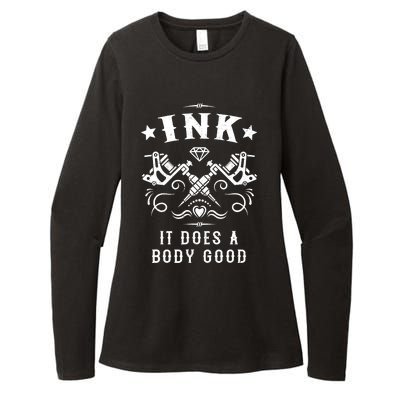 Ink It Does A Body Good Vintage Tattoo Machine Womens CVC Long Sleeve Shirt