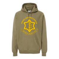 Idf Israel Defense Forces Free Israeli Army Israel Military Premium Hoodie