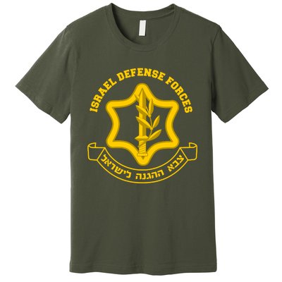 Idf Israel Defense Forces Free Israeli Army Israel Military Premium T-Shirt