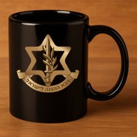 Idf Israel Defense Forces 11oz C Handle Ceramic Mug