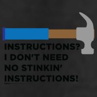 Instructions? I Dont Need No Handy And Carpenter Gift Garment-Dyed Fleece Hoodie