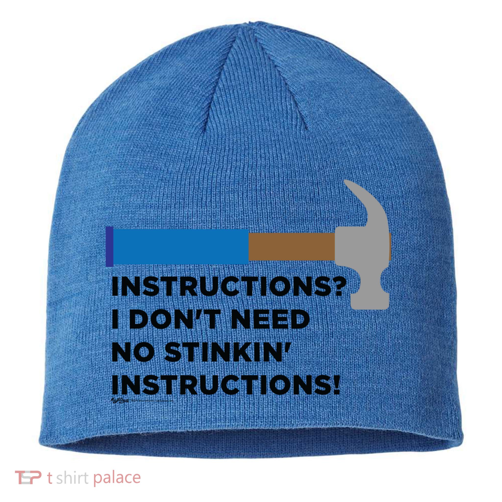 Instructions? I Dont Need No Handy And Carpenter Gift Sustainable Beanie