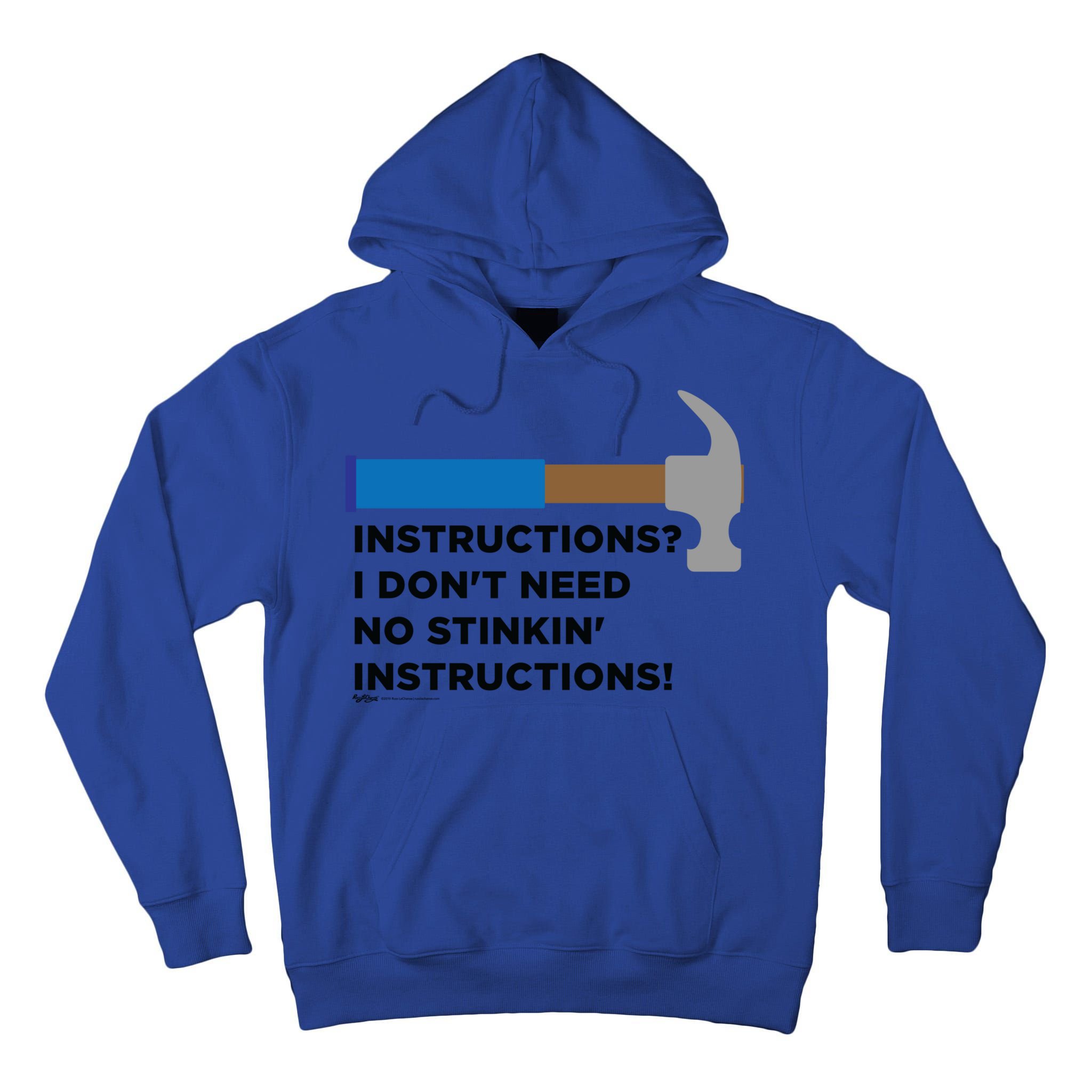 Instructions? I Dont Need No Handy And Carpenter Gift Tall Hoodie