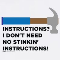 Instructions? I Dont Need No Handy And Carpenter Gift Garment-Dyed Sweatshirt
