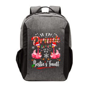 If IM Drunk ItS My BestieS Fault Funny Flamingo Christmas Gift Vector Backpack