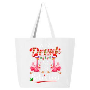 If IM Drunk ItS My BestieS Fault Funny Flamingo Christmas Gift 25L Jumbo Tote