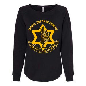 Idf Israel Defense Forces Free Israeli Army Israel Military Womens California Wash Sweatshirt