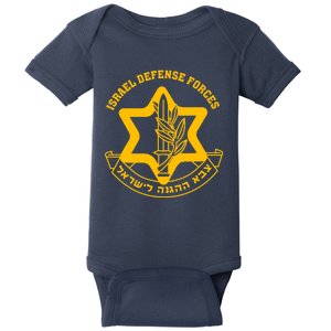 Idf Israel Defense Forces Free Israeli Army Israel Military Baby Bodysuit