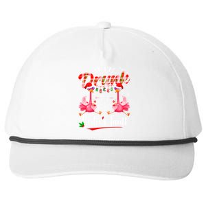 If IM Drunk ItS My BestieS Fault Funny Flamingo Christmas Gift Snapback Five-Panel Rope Hat