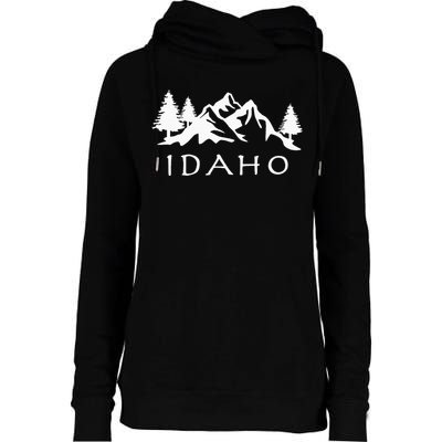 Idaho Womens Funnel Neck Pullover Hood