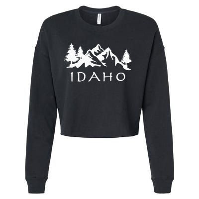 Idaho Cropped Pullover Crew