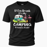 If Im Drunk Its My Camping Friends Fault Funny Flamingos Performance Shirt