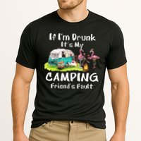 If Im Drunk Its My Camping Friends Fault Funny Flamingos Performance Shirt