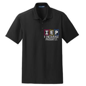 Iep I Encourage Progress Special Education Teacher Sped Dry Zone Grid Polo