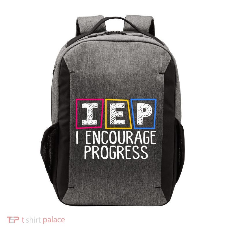 Iep I Encourage Progress Special Education Teacher Sped Vector Backpack