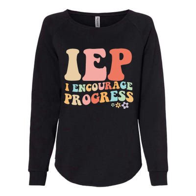 IEP I Encourage Progress Special Education teacher graphics Womens California Wash Sweatshirt