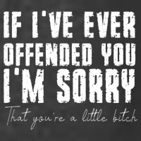 If Ive Ever Offended You Im Sorry That You Are A T-Shirt