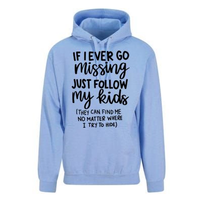 If I Ever Go Missing Just Follow My Mom Mother's Day Gift Unisex Surf Hoodie