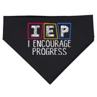 Iep I Encourage Progress Special Education Teacher Sped USA-Made Doggie Bandana