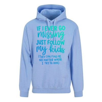 If I Ever Go Missing Just Follow My Mom Mother's Day Gift Unisex Surf Hoodie