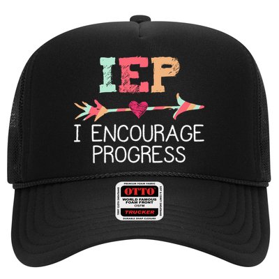 Iep I Encourage Progress Special Education School Teacher Great Gift Trucker Hat