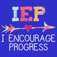 Iep I Encourage Progress Special Education School Teacher Great Gift Women's V-Neck T-Shirt