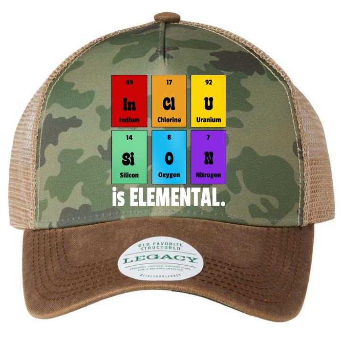 Inclusion Is Elemental Legacy Tie Dye Trucker Hat