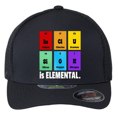 Inclusion Is Elemental Flexfit Unipanel Trucker Cap