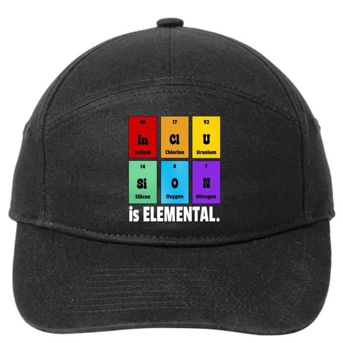 Inclusion Is Elemental 7-Panel Snapback Hat