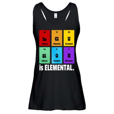 Inclusion Is Elemental Ladies Essential Flowy Tank