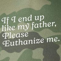 If I End Up Like My Father Please Euthanize Me Parent Joke Legacy Tie Dye Trucker Hat