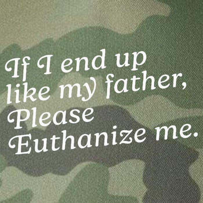If I End Up Like My Father Please Euthanize Me Parent Joke Legacy Tie Dye Trucker Hat