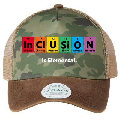 Inclusion Is Elemental Legacy Tie Dye Trucker Hat