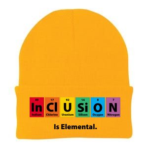 Inclusion Is Elemental Knit Cap Winter Beanie