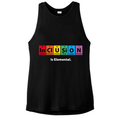 Inclusion Is Elemental Ladies PosiCharge Tri-Blend Wicking Tank