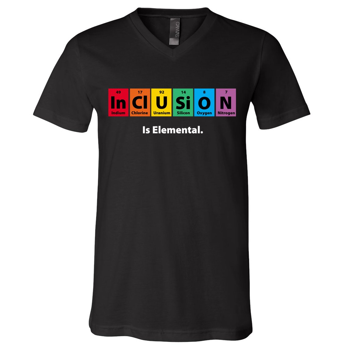 Inclusion Is Elemental V-Neck T-Shirt