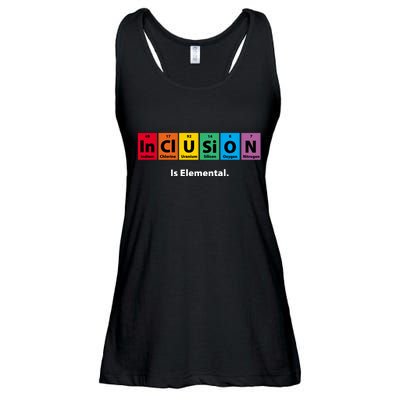 Inclusion Is Elemental Ladies Essential Flowy Tank