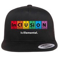 Inclusion Is Elemental Flat Bill Trucker Hat