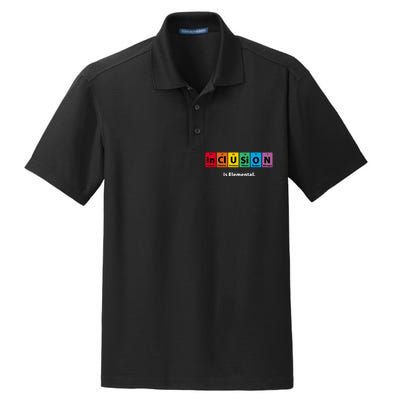 Inclusion Is Elemental Dry Zone Grid Polo