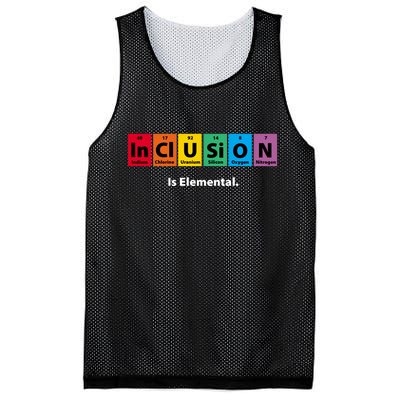 Inclusion Is Elemental Mesh Reversible Basketball Jersey Tank